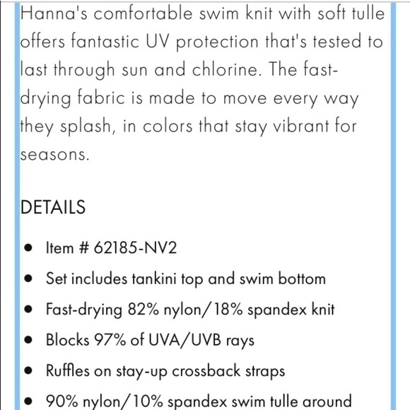 Hanna Andersson NWT Sunblock Tulle Swim Set 18-24 Months (80) Rainbow Ruffle - Picture 5 of 7